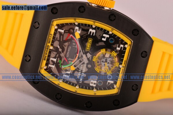 1:1 Replica Richard Mille Jean Todt Limited Edition RM 036 Watch Carbon Fiber
